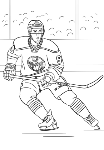 Connor Mcdavid Coloring Page